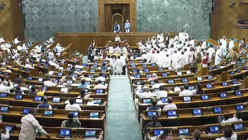 Lok Sabha : లోక్సభలో కొనసాగుతున్న వాయిదాల పర్వం
