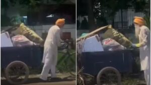 చండీగఢ్ లో ప్రతి రోజు చెత్తను ఏరివేసే రిటైర్డ్ పోలీస్ అధికారి