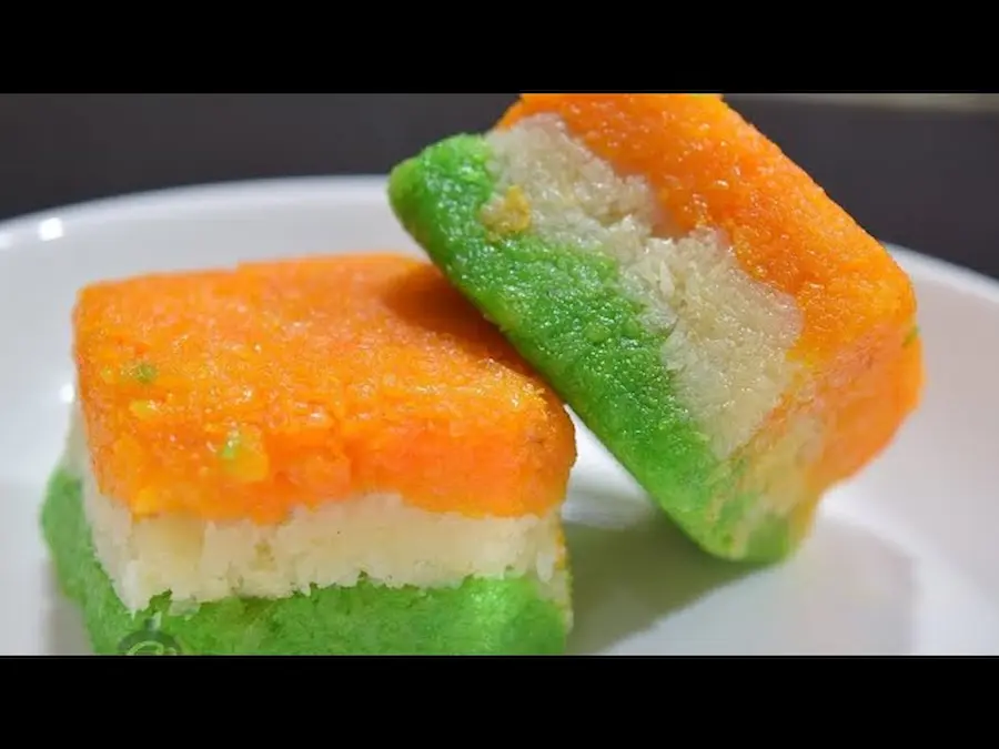 Tricolour Burfi