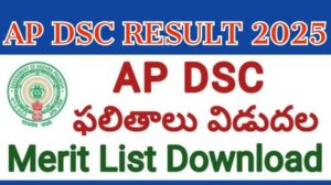 Merit List 2025 విడుదల జిల్లా వారీగా డౌన్‌లోడ్ చేయండి