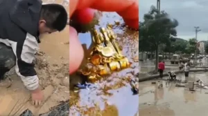 వరదల్లో కొట్టుకుపోయిన రూ.12కోట్ల బంగారం