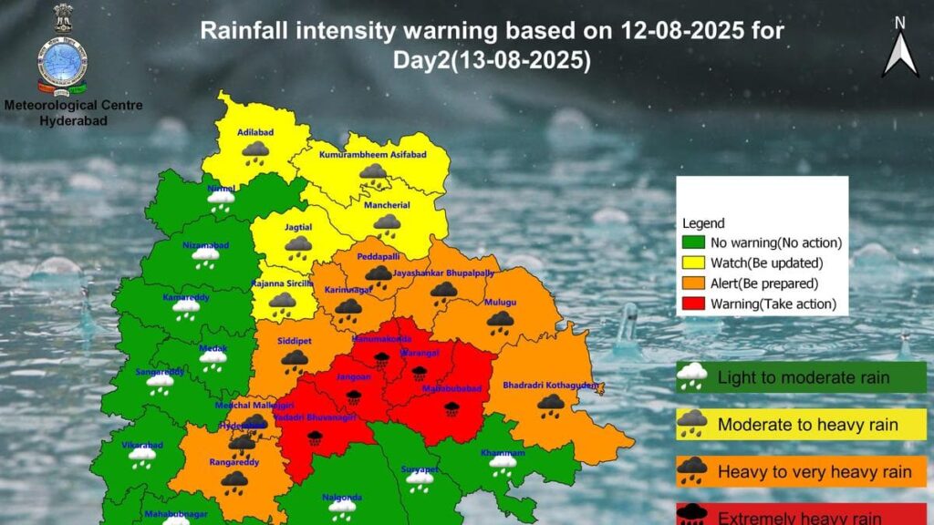 Red Alert For Telangana:అవసరమైతేనే తప్ప బయటకు రావద్దు..