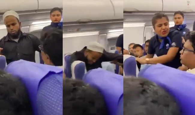 Indigo : విమానంలో ప్రయాణికుడి చెంప పగలగొట్టిన వ్యక్తి