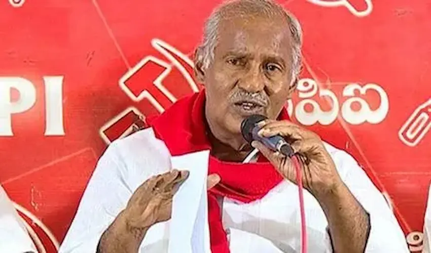 News Telugu: Kunamneni Sambasiva Rao- ప్రభుత్వరంగ సంస్థలను ప్రభుత్వం కాపాడాలి: కూనంనేని సాంబశివరావు