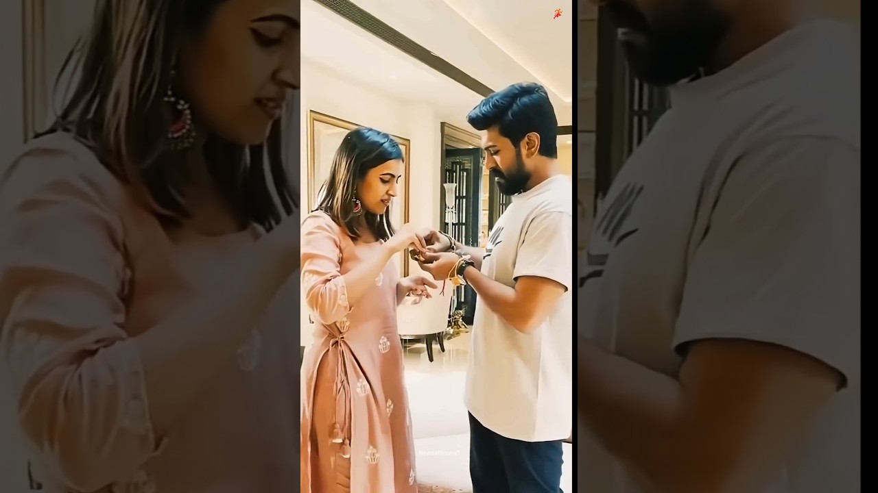 Ram Charan : రామ్ చరణ్‌కు రాఖీ కట్టిన నిహారిక