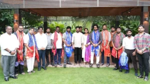 రేవంత్ రెడ్డితో జాతీయ అవార్డు గ్రహీతల భేటీ