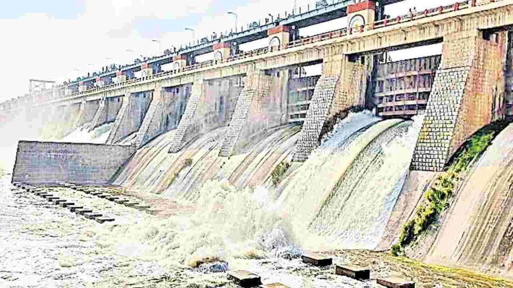  flood-water-for-srisailam-project