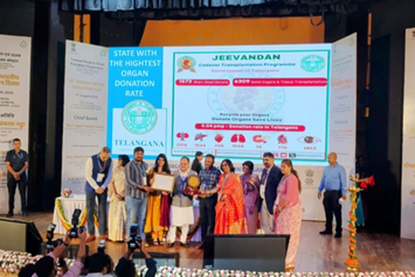 Telangana : అవయవదానంలో దేశానికే ఆదర్శంగా తెలంగాణ