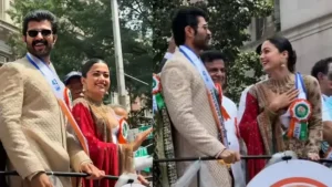 న్యూయార్క్‌లో సందడి చేసిన విజ‌య్‌-ర‌ష్మిక‌