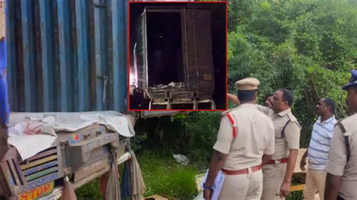 Vaartha live news :Bapatla Theft : కంటైనర్ లారీ నుంచి 255 ల్యాప్ టాప్ లు మాయం!