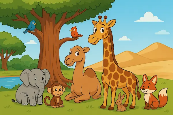 Giraffe s fall from pride:జిరాఫీ గర్వభంగం