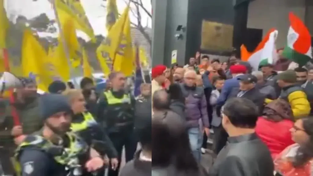  ఆస్ట్రేలియాలో  స్వాతంత్య వేడుకలు..ఖలిస్థానీయులు.. భారతీయుల మధ్య గొడవ