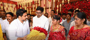 నిమ్మల రామానాయుడు కుమార్తె నిశ్చితార్థానికి హాజరైన లోకేశ్