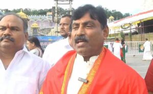 తిరుమలలో రాజకీయ వ్యాఖ్యలు.. వైసీపీ నేతపై చర్యలు?