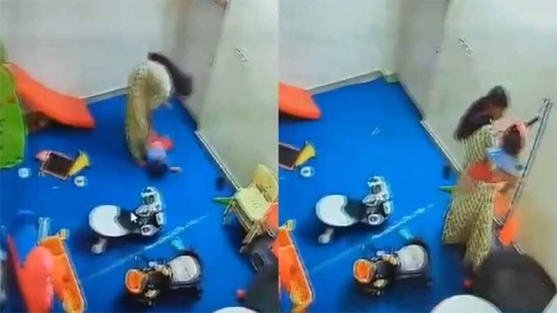 Atrocious : పసిపాప అని కూడా చూడకుండా గోడకేసి కొట్టిన డే కేర్‌ సిబ్బంది