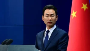 డొనాల్డ్‌ ట్రంప్‌ తీరుపై చైనా ప్రతినిధి గెంగ్ షువాంగ్ అసహనం