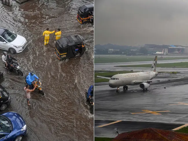 Mumbai Rains: భారీ వర్షాలతో ముంబై అతలాకుతలం..ఆలస్యంగా బయలుదేరుతున్న విమానాలు