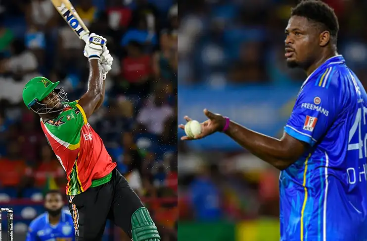 Cricket - రోమారియో షెఫర్డ్ సూపర్ షో - CPLలో ఒక్క బంతికి 22 రన్స్!