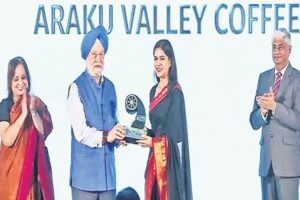 అరకు వ్యాలీ కాఫీకి జాతీయ గౌరవం … అవార్డు అందుకున్న జీసీసీ