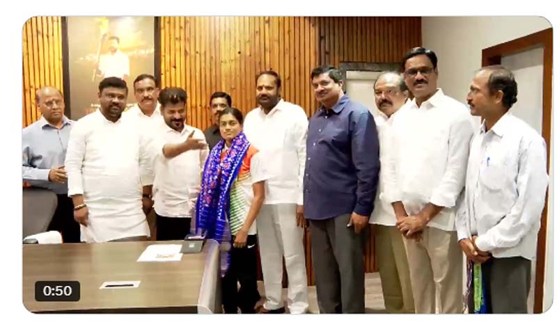 Archer Chikitha Taniparthi : సీఎం రేవంత్ రెడ్డిని కలిసిన మహిళా ఆర్చరీ ఛాంపియన్ చికిత తనిపర్తి