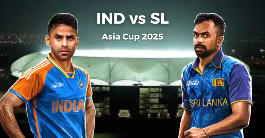 IND vs SL
