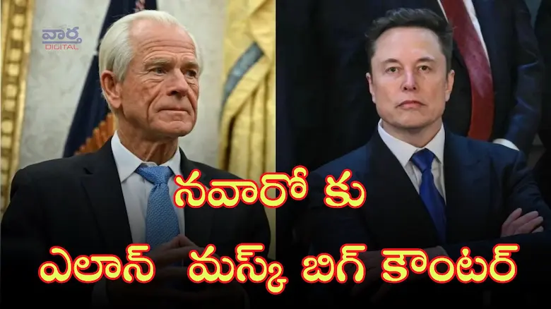 Latest News: Elon Musk -నవారోకు ఎలాన్ మస్క్ బిగ్ కౌంటర్