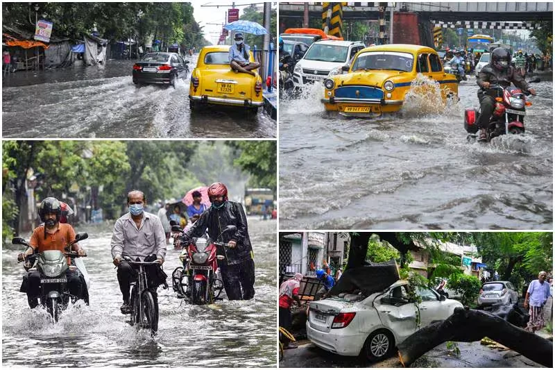 Telugu News: Heavy Rain-కోల్‌కతాను అతలాకుతలం చేసిన భారీ వర్షం