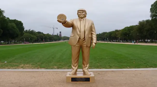 Latest Telugu news : Trump Golden Statue – అమెరికా క్యాపిటల్‌ భవనం వెలుపల ట్రంప్‌ బంగారు విగ్రహం