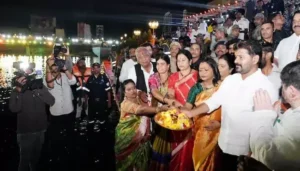 అంబర్‌పేటలో బతుకమ్మకుంటను ప్రారంభించిన సీఎం రేవంత్