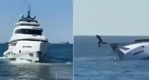 Luxury Yacht – సముద్రంలో మునిగిపోయిన లగ్జరీ నౌక