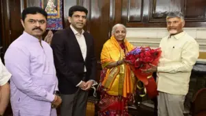 కేంద్ర ఆర్థిక మంత్రి నిర్మలా సీతారామన్‌తో సీఎం చంద్రబాబు భేటీ