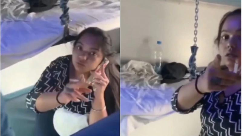 Smoking Inside Train : ట్రైన్లో సిగరెట్ కాల్చిన మహిళ ..అదేంటి అని అడిగిన వారిపై దాడి