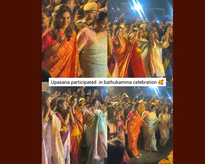 Upasana Bathukamma : ఢిల్లీ సీఎంతో కలిసి బతుకమ్మ ఆడిన ఉపాసన