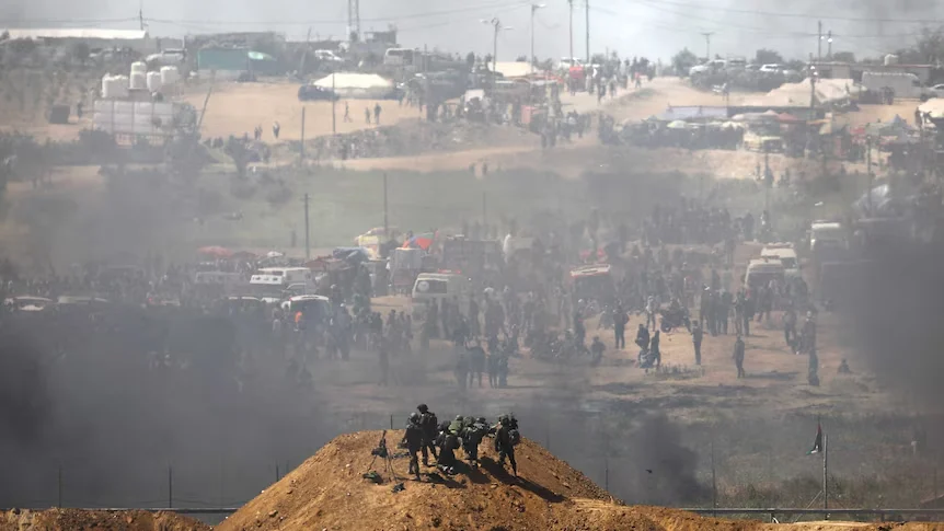Telugu News: Gaza: ప్రత్యర్థులను హతమారుస్తున్న హమాస్: వీడియో వైరల్