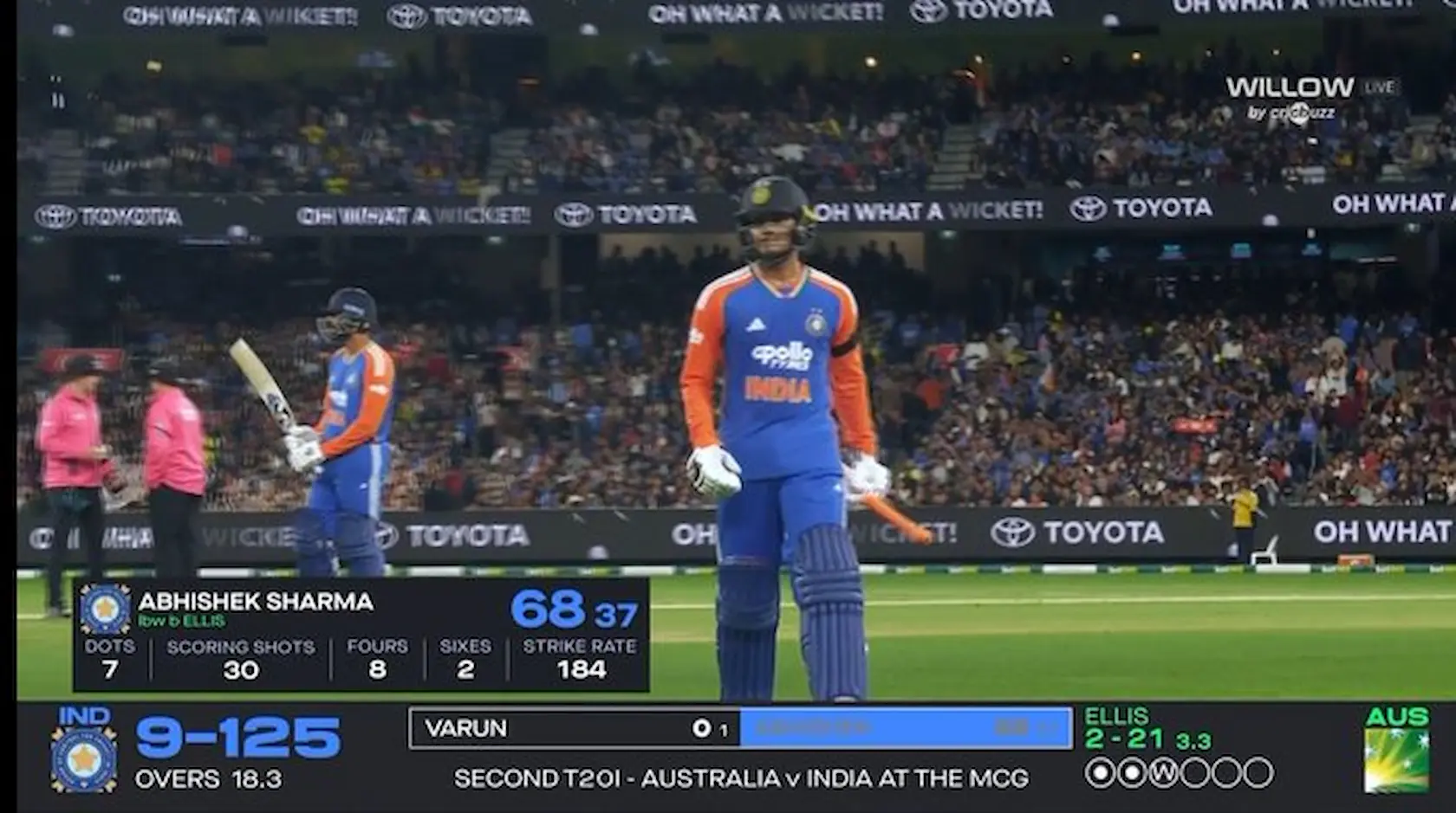 T20 match: భారత్ ఆలౌట్..ఆస్ట్రేలియా లక్ష్యం ఎంతంటే?