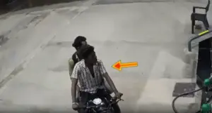 వెలుగు లోకి వచ్చిన బైకర్ వీడియో వైరల్