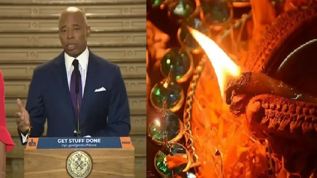 Latest News: Eric Adams: అమెరికాలో దీపావళి సంబరాలు.. NRI సేవలను కొనియాడిన మేయర్