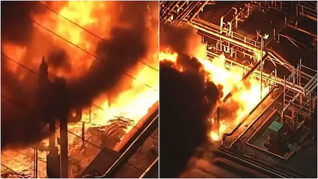  Los Angeles - లాస్‌ ఏంజిల్స్‌లో భారీ అగ్నిప్రమాదం.. 