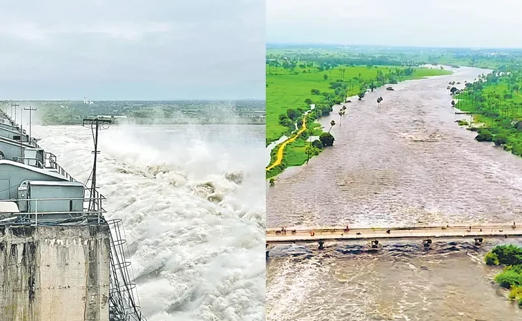 Telugu News: Heavy Rains:గోదావరి ఉప్పొంగు, కృష్ణమ్మ ఉధృతి