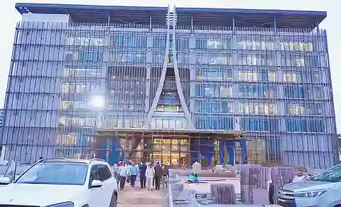 Telugu News:Amaravati CRDA Headquarters