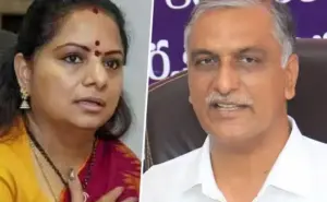 హరీష్ రావు ఇంటికి వెళ్లి పరామర్శించనున్న కవిత