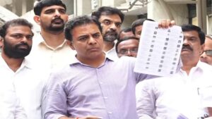 జూబ్లీహిల్స్ లో ఓట్ చోరీ జరిగిందంటూ KTR ఫిర్యాదు