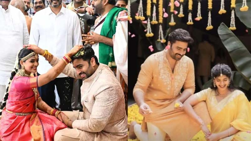 Nara Rohith Wedding: అట్టహాసంగా నారా రోహిత్ వివాహం
