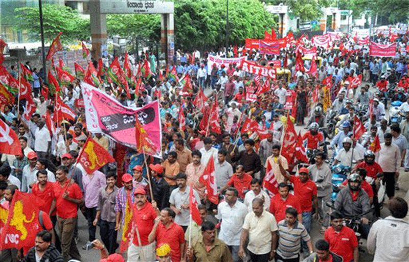 India labour laws : లేబర్ కోడ్స్‌ వ్యతిరేకంగా దేశవ్యాప్త నిరసనలు | కార్మిక సంఘాలు, రైతుల ఆందోళన…