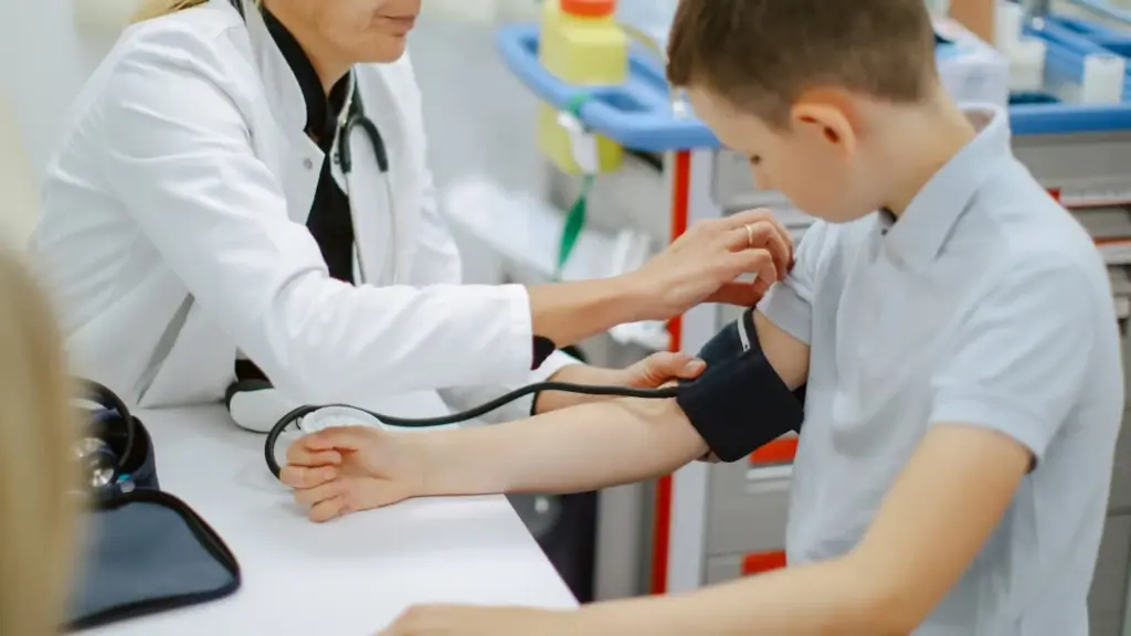 Signs of increased blood pressure in children