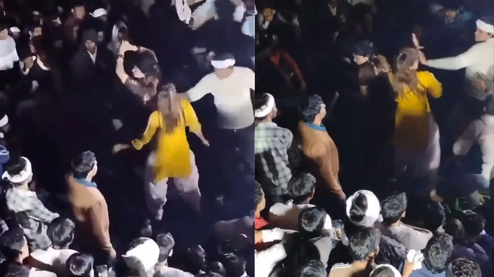 Marriage Dance: డ్యాన్సర్ పై  చెయ్యి వేసిన వరుడి మామ..రచ్చ రచ్చ