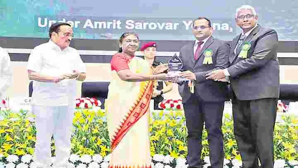 Nellore: National awards for AP in water conservation