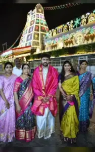 శ్రీవారిని దర్శించుకున్న నారా రోహిత్, శిరీష