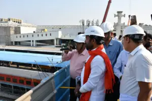 సికింద్రాబాద్ లో కన్స్ట్రక్షన్ పనులను పరిశీలించిన కేంద్రమంత్రి కిషన్ రెడ్డి