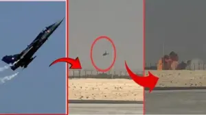 దుబాయ్ ఎయిర్ షోలో కూలిన యుద్ధ విమానం…